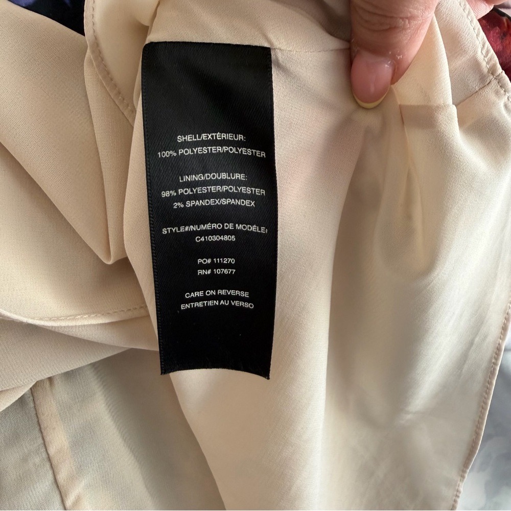 Alice + Olivia Floral Pleated Mini Skirt size 8 - Picture 8 of 8